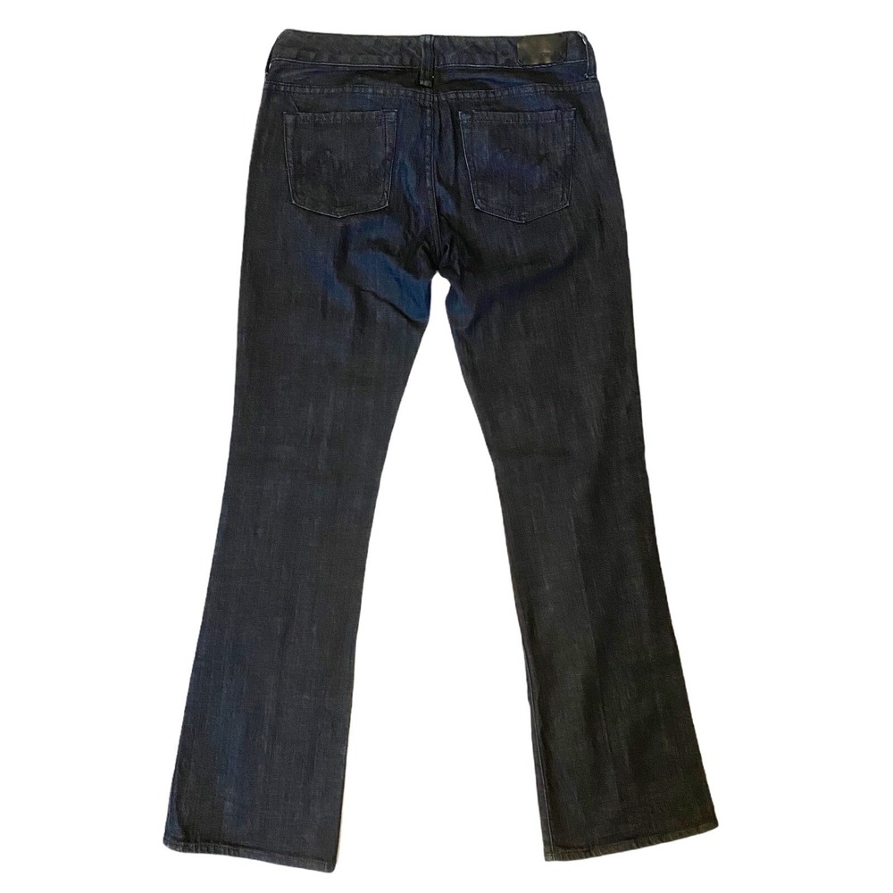 Express Jeans Women Size 6R Boot Cut Cotton Casual Dark Blue Denim - Picture 2 of 11